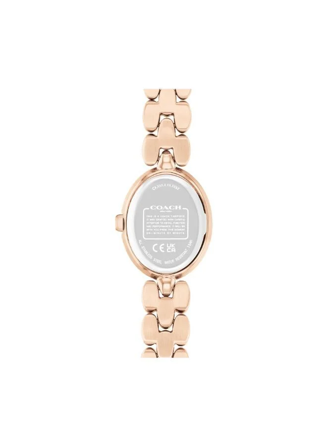COACH Analogue Watch with Steel Bracelet